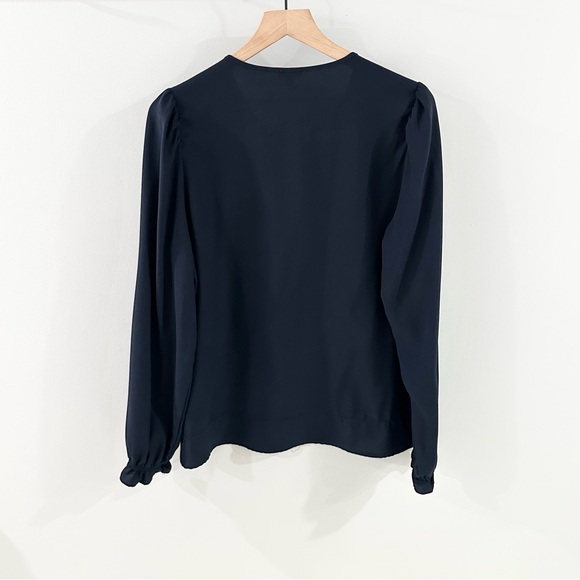 Joie Women’s Peasant Blouse Navy Size Medium - Picture 6 of 6